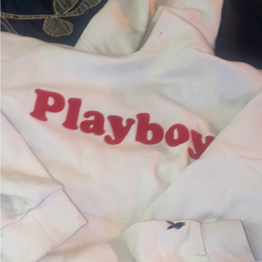 PLAYBOY White Jacket with Red Logo